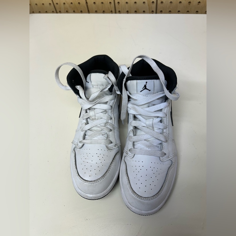 Jordan Black and White Sneakers